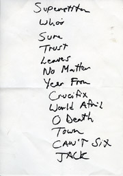 blanche setlists setlist