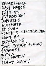 the fiery furnaces setlists setlist