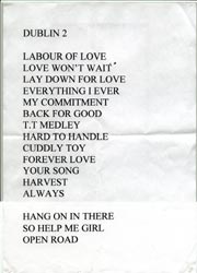 gary barlow setlists setlist