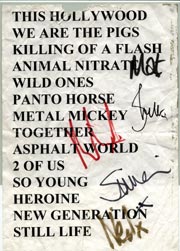 suede setlists setlist