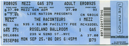 the raconteurs roseland ballroom