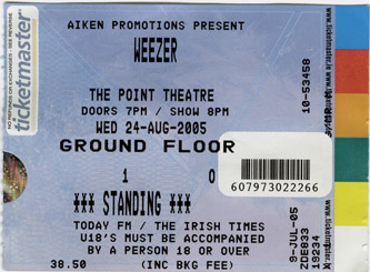 weezer dublin