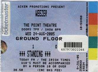 weezer dublin